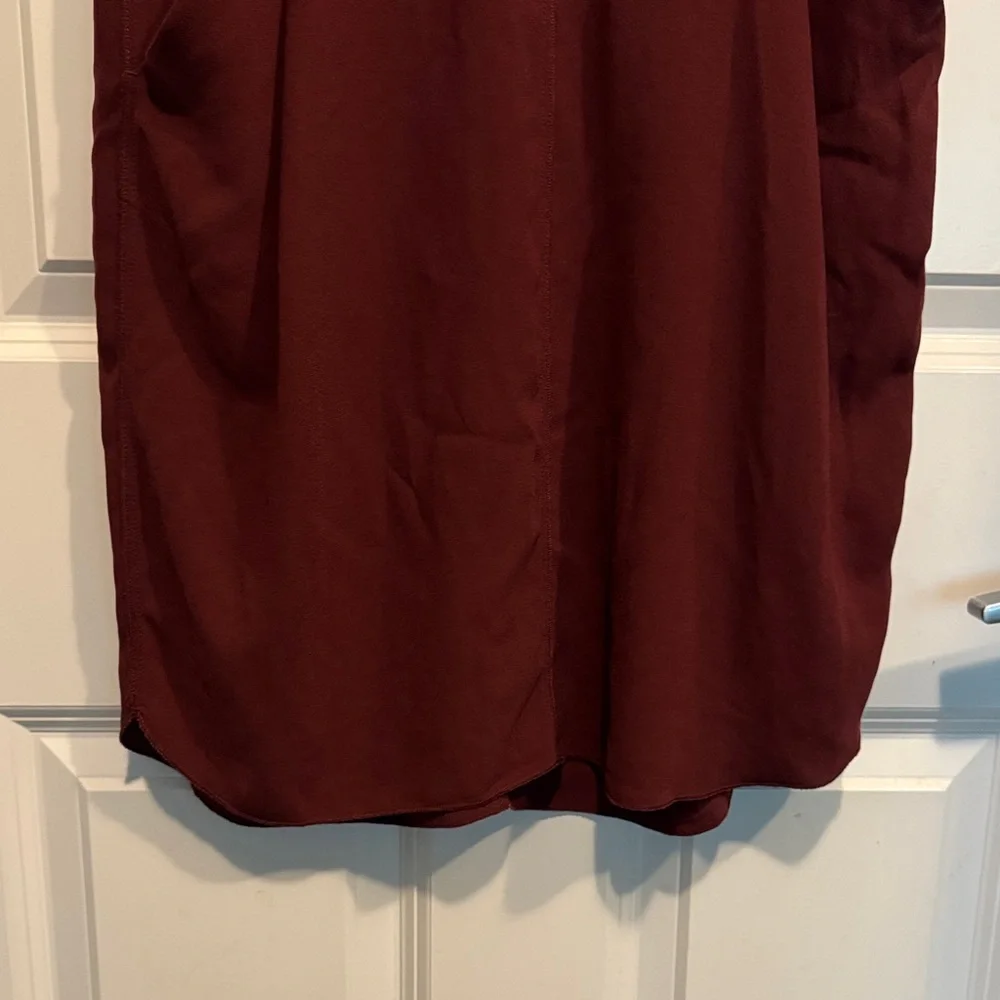 Wilfred Deep Red Mini Dress - Picture 4 of 7